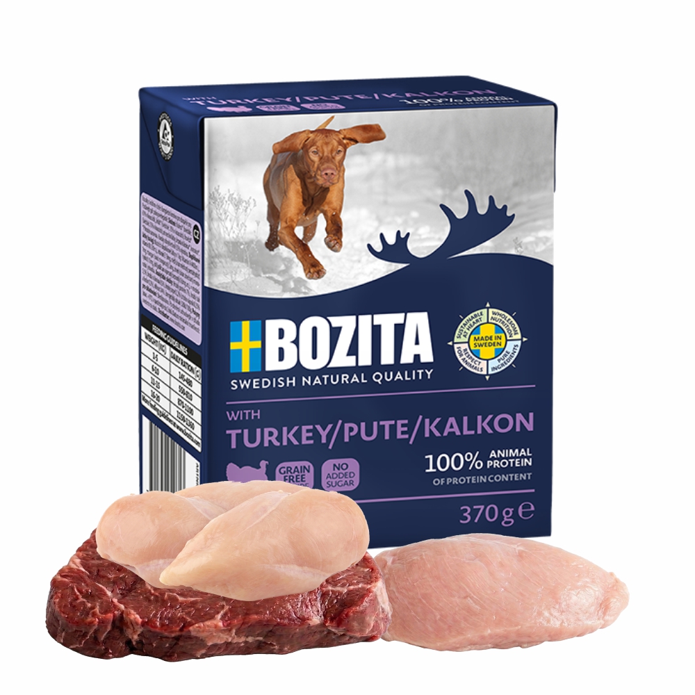 Karma Bozita indyk w galarecie dla psa 370g mokra
